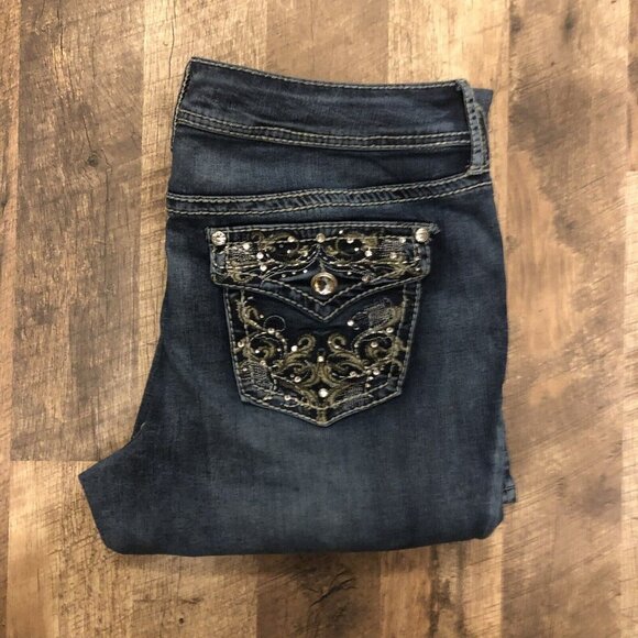 A.N.A. Denim - Ana Women’s Bootcut Jeans 18 Embroidered Pockets Thick Stitch Bootcut